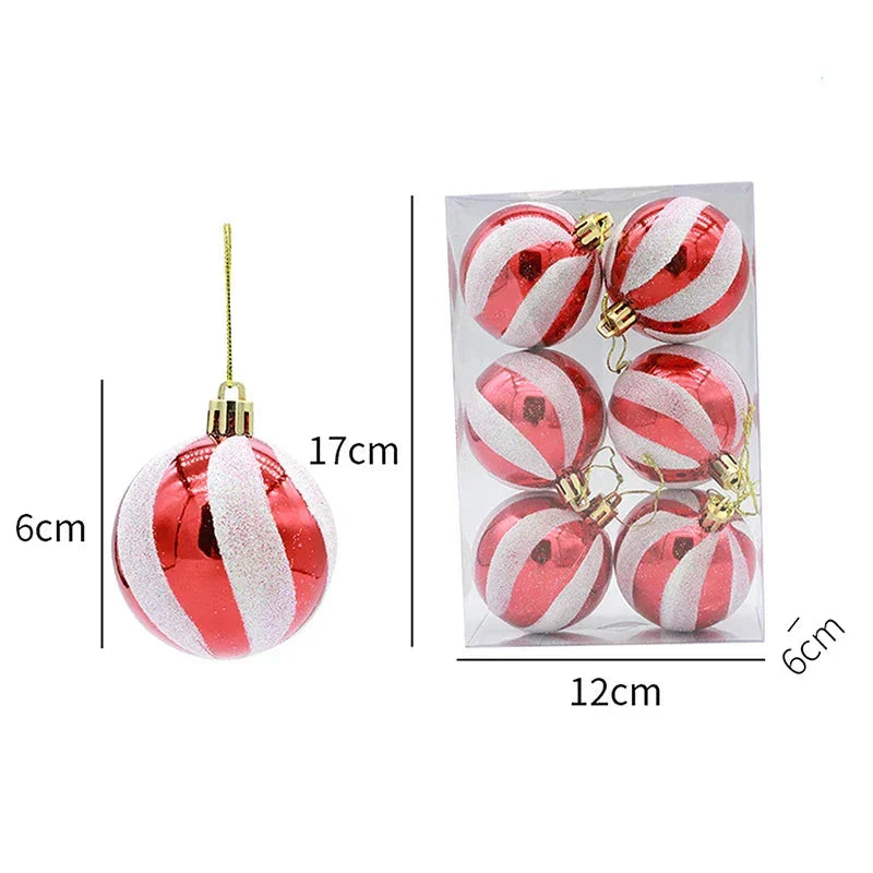 Elegant Snowflake Christmas Baubles Set – High-quality Christmas ornaments in red, white and gold, perfect for festive tree decoration at Christmas