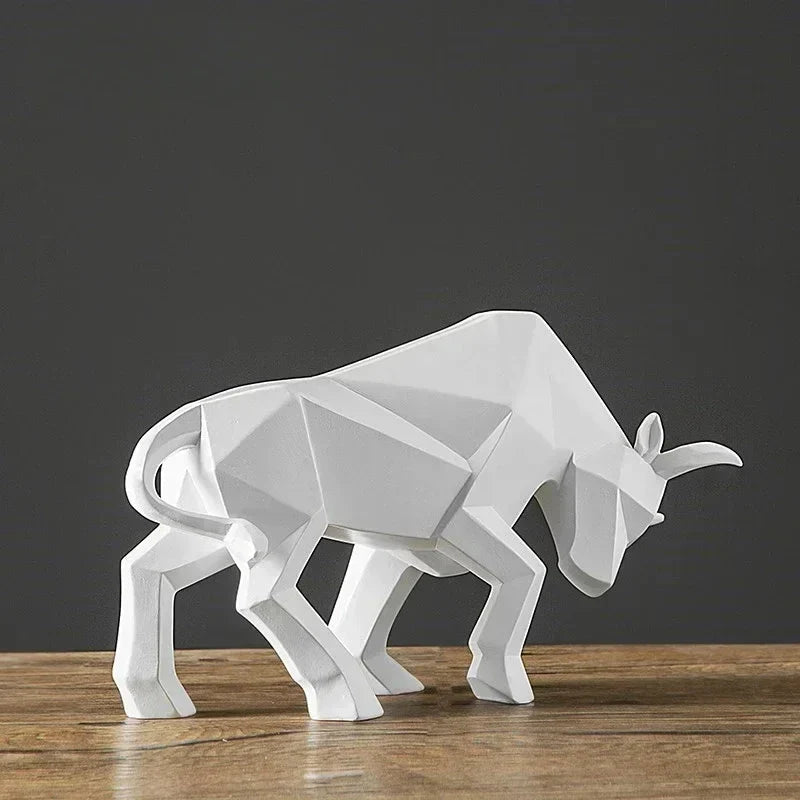 ToroArte Bull Sculpture | Nordic Design | Resin Figure Modern | 35 cm / 26 cm