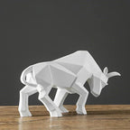 ToroArte Bull Sculpture | Nordic Design | Resin Figure Modern | 35 cm / 26 cm