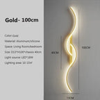 LumiStripes | Modern LED Wall Lamp | Minimalist Wall Lamp in Stripe Design | Indoor Lighting for Bedroom & Living Room