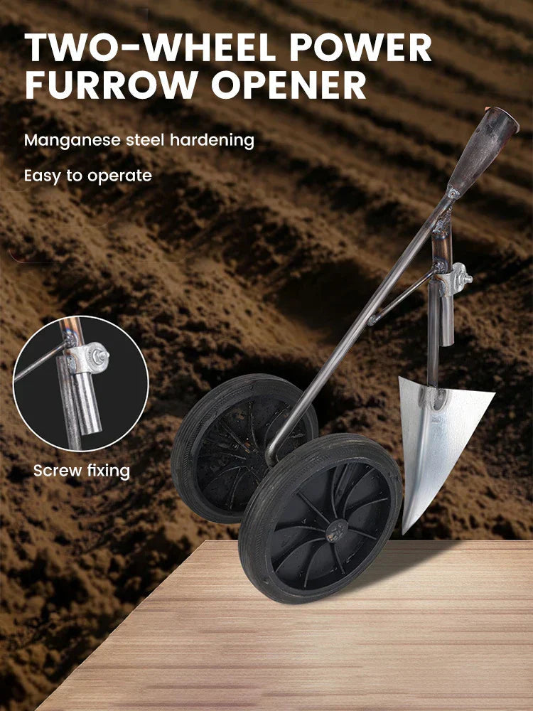 GravoHack Duo Hand Hoe | Forged Manganese Steel | For Weeding & Loosening | Suitable for Wooden Handles