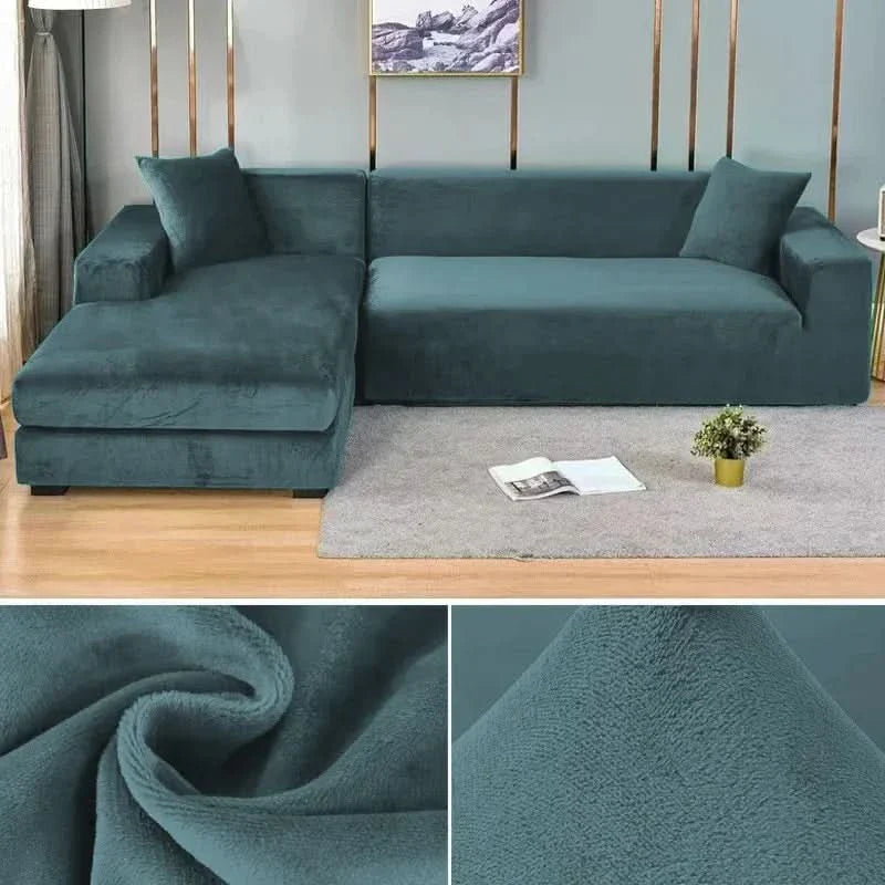 PlushFit - High-Quality Sofa Covers Made of Stretch Velvet