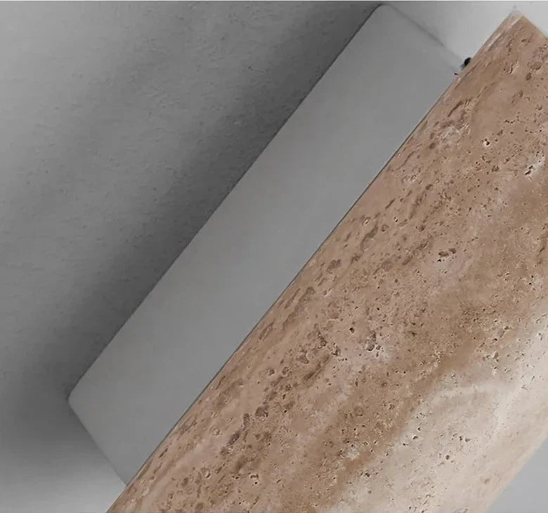 Modern Natural LED Wall Lamp made of Travertine