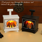 Minoria Dollhouse Fireplace Miniature | With Light Effect | 1:12 Scale | Christmas & Home Decor | 7 × 4.9 cm