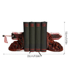 Berserk Bookends Angry Bookends Dragon Hunter Resin Craft Study Art Decorative Ornament Home Desk Bookshelf T4z7