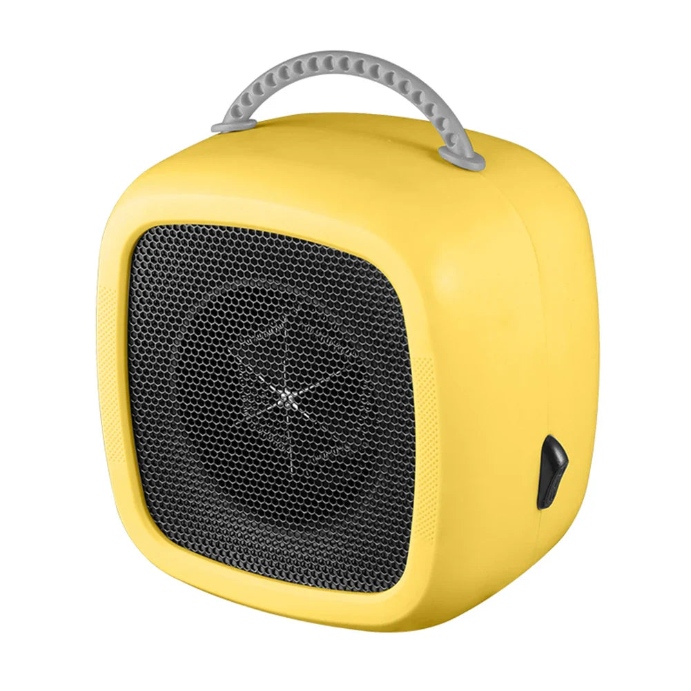 HeatEase | Mini Table Heater | Portable PTC Ceramic Heater | 14.2×14.1×10.1 cm | Quiet & Energy Saving