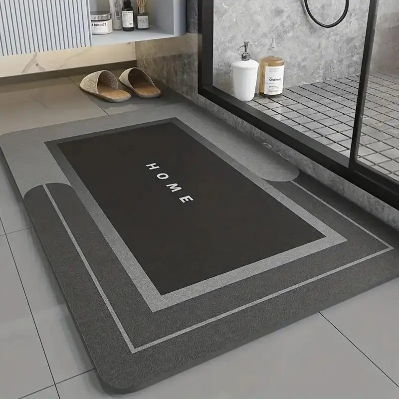 Non-Slip Bath Mat, Quick-Drying Microfiber, 40 x 60 cm