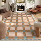 Plaid Fluffy Rug