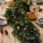 LightLux | Artificial Pine Garland with LED Lighting