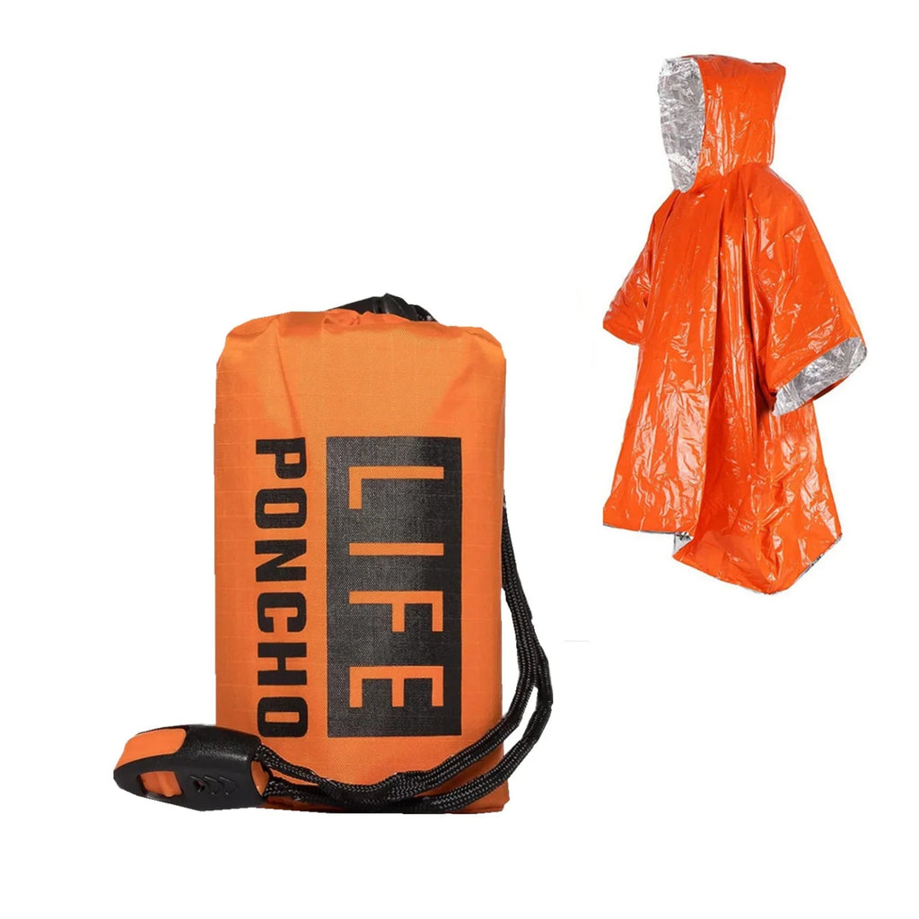 Foldable Rain Poncho – Protection against Weather & Wind