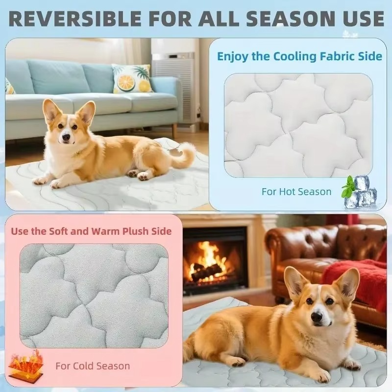 Ultimate Cooling Pet Mat for Cats & Dogs - Comfortable & Durable Sleeping Pad