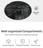 Expandable outdoor backpack with large volume & laptop compartment