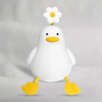 Cute Flower Duck Phone Holder Night Lamp