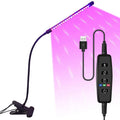 LumiPlant LED Plant Light | USB Grow Light | 1–4 Heads | Dimmable with Timer