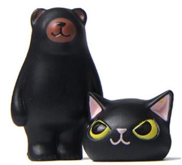 Animals dressed as cats