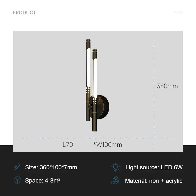 ModernLux Wall Light – Luxury LED Wall Lamp for Home