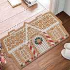 Christmas doormat Imitation Cashmere Non-slip Rug