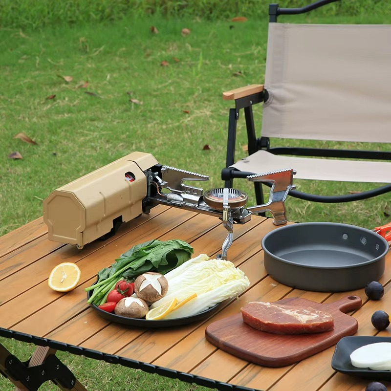 Portable Foldable Camping Gas Stove for Outdoor Cooking and Travel