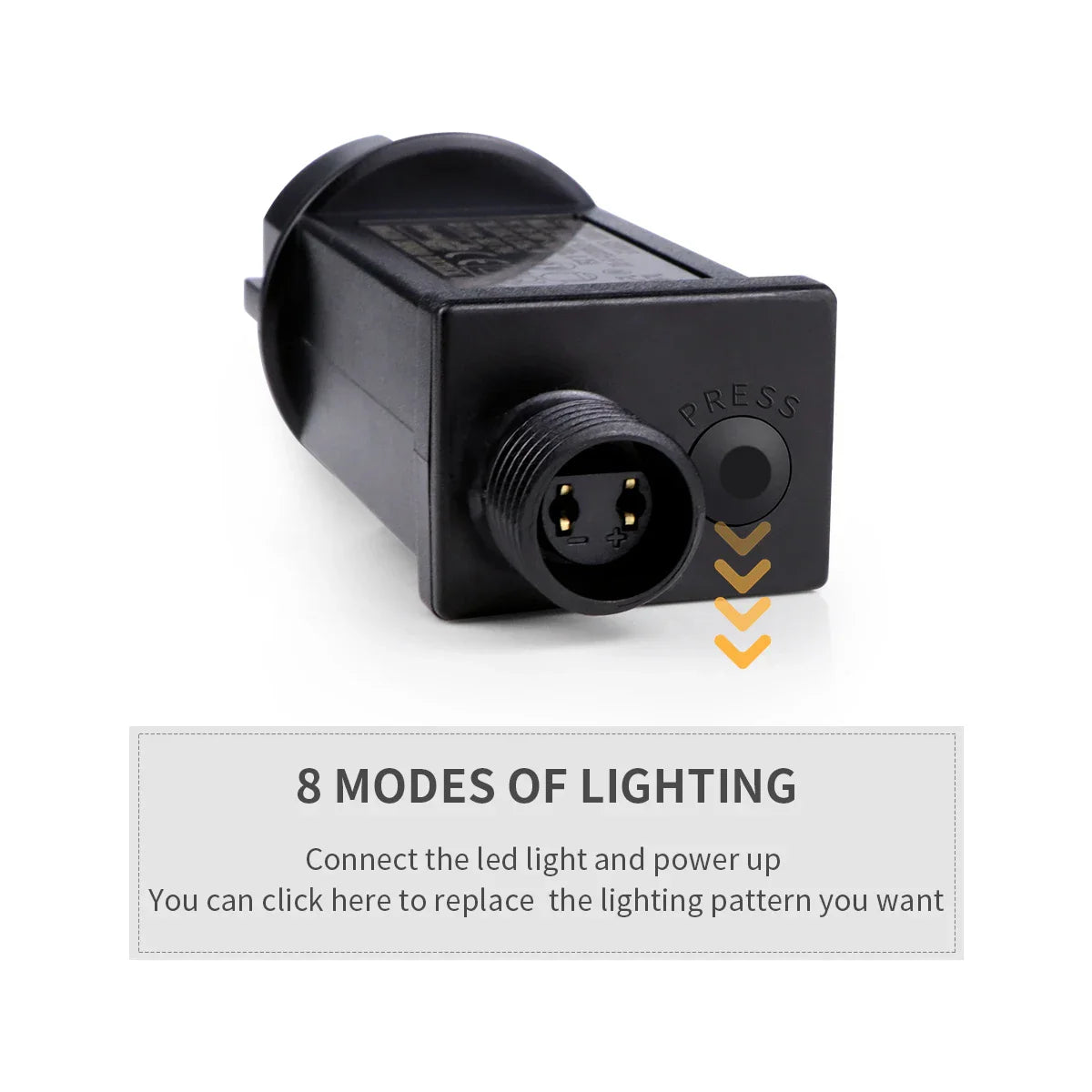 LuminaraX | LED string lights outdoor 24V | 8 lighting modes | Waterproof IP65 | 10–100 m | For garden, home & Christmas decoration