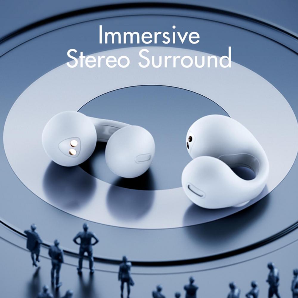 Wireless Earbuds with Bone Conduction