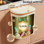 EcoBin Kitchen & Bathroom Wall Trash Can – 8.5L / 12L with Lid