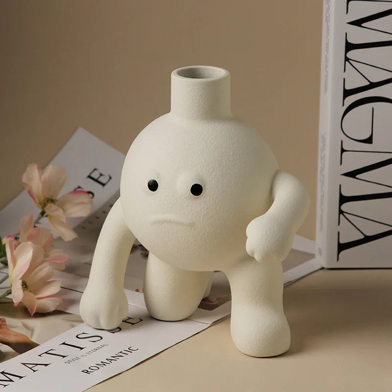Character Ceramic Vase