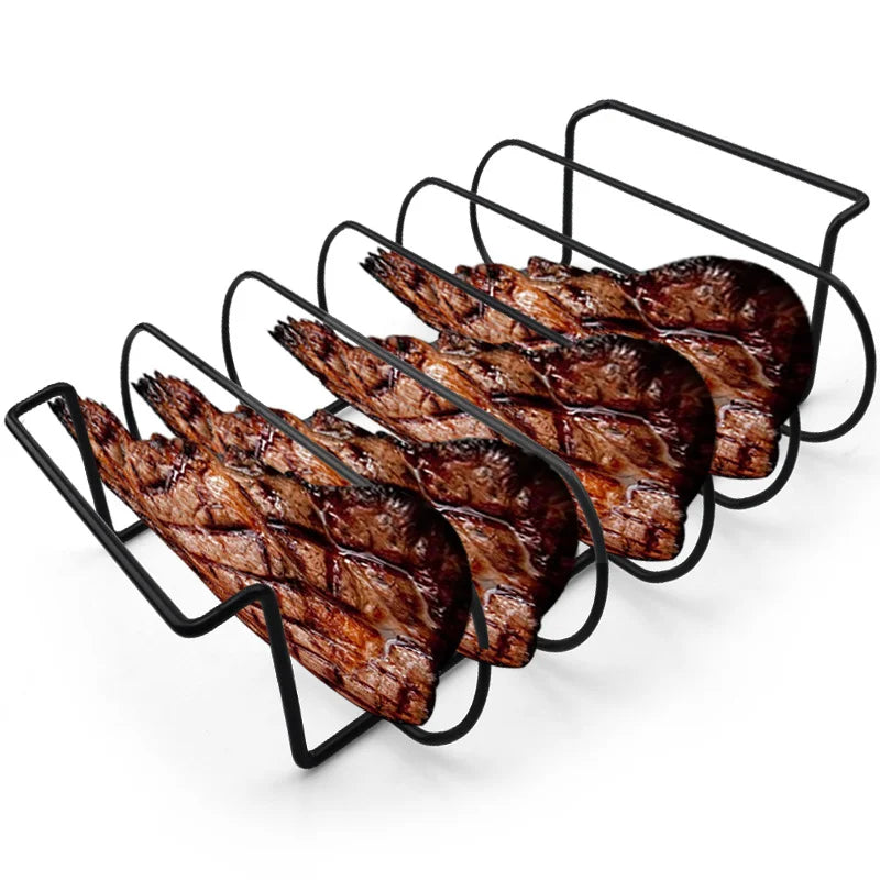 GrillMaster Steak Rack | Heat Resistant | Sturdy Iron