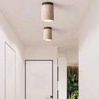 Travertine LED Ceiling Lamp Recessed Design