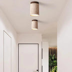ÉclatPierre - Elegant Travertine Recessed LED Lamp