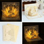 Illuminated Pop Up Birthday Gift Card