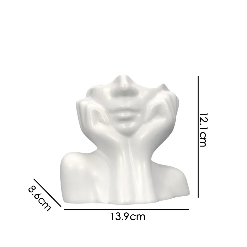 Cheerful Lucky Flower Pot Sculpture
