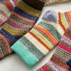 Woolina | Women's Wool Socks Set | 5 Pairs | Extra Thick & Warm | Autumn & Winter