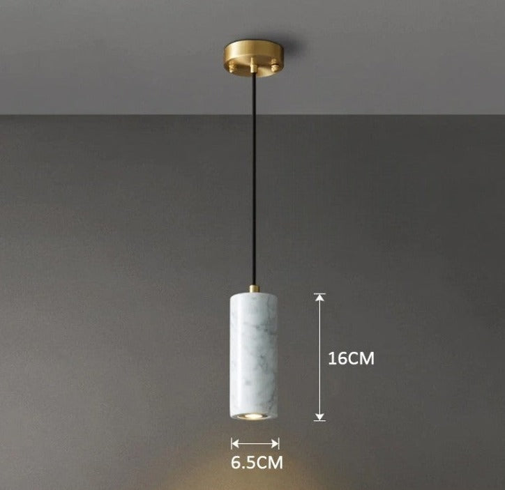 Minimalistic Marble LED Pendant Light