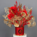 Decorative Flower Gold Series | Palm Leaf, Ginkgo & Eucalyptus | Artificial Flower 67–84 cm | Wedding & Christmas