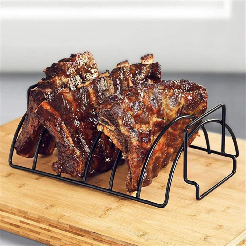 GrillMaster Steak Rack | Heat Resistant | Sturdy Iron