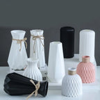 Modern elegant flower vases