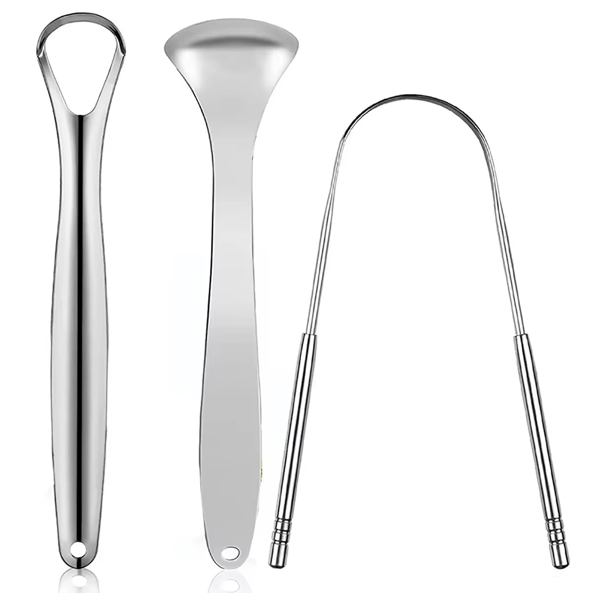 Stainless Steel Tongue Cleaner for Optimal Oral Hygiene
