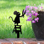GartaSign Metal Garden Sign | Weatherproof & With Ground Spike | Classic & Decorative