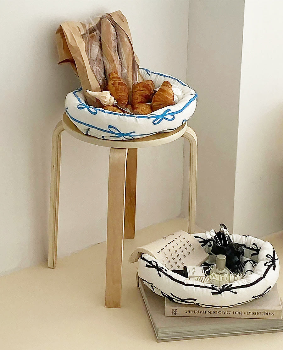 Ribbon Stripe Basket