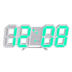 LumiSync 3D LED Wall Clock – Modern Digital Clock with Dimmer Lighting