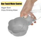 PetGo DuoBottle | 2-in-1 Dog Bottle & Food Storage | Leakproof & Portable | For On the Go, Hiking & Traveling