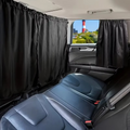 4-Piece Car Window Privacy Curtain Set with Rear Divider and Storage Bag