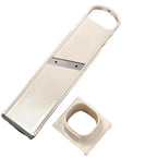 GarliChef Garlic Chopper 2-in-1 | Grater & Slicer | Manual Garlic Press with Stainless Steel Blade | Dishwasher Safe | 23×5.5 cm