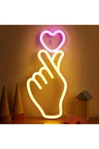 Hand Heart LED Neon
