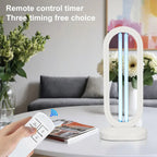 Purevia UV-C Disinfection Lamp | 38W | With Remote Control & 3 Timer Levels | UV + Ozone | 41.5 × 18 cm