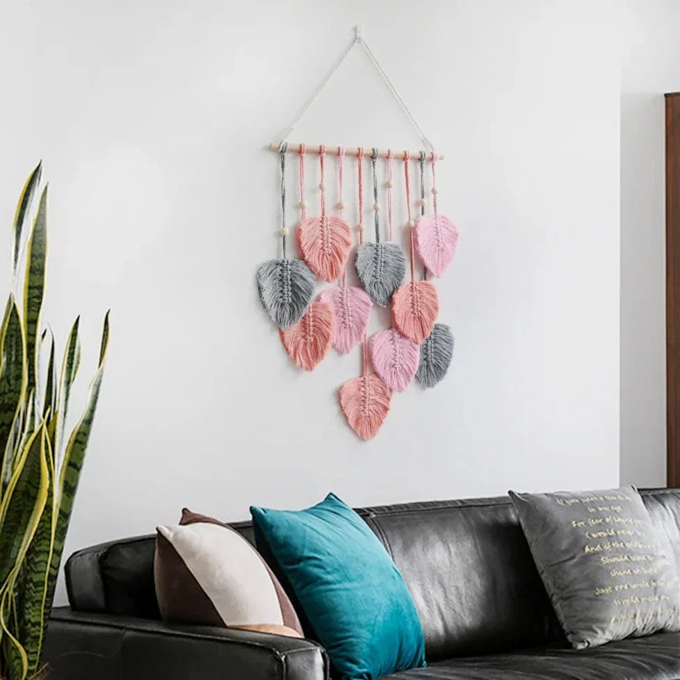 Blatt Macrame Wall Hanging