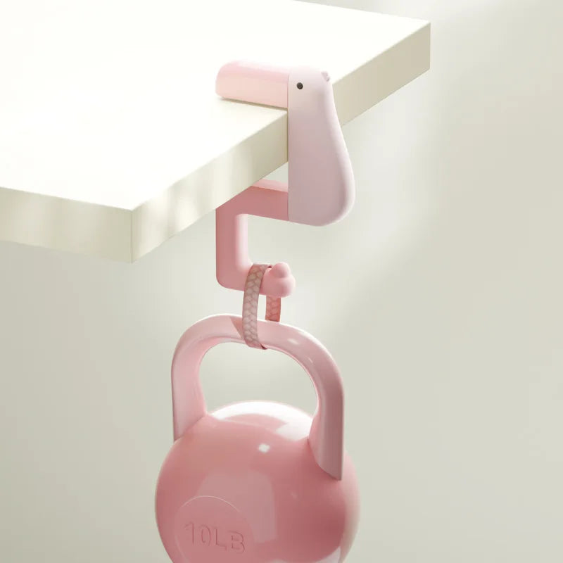 Hanging Duck Under Desk Hooks