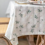 Floral tablecloth