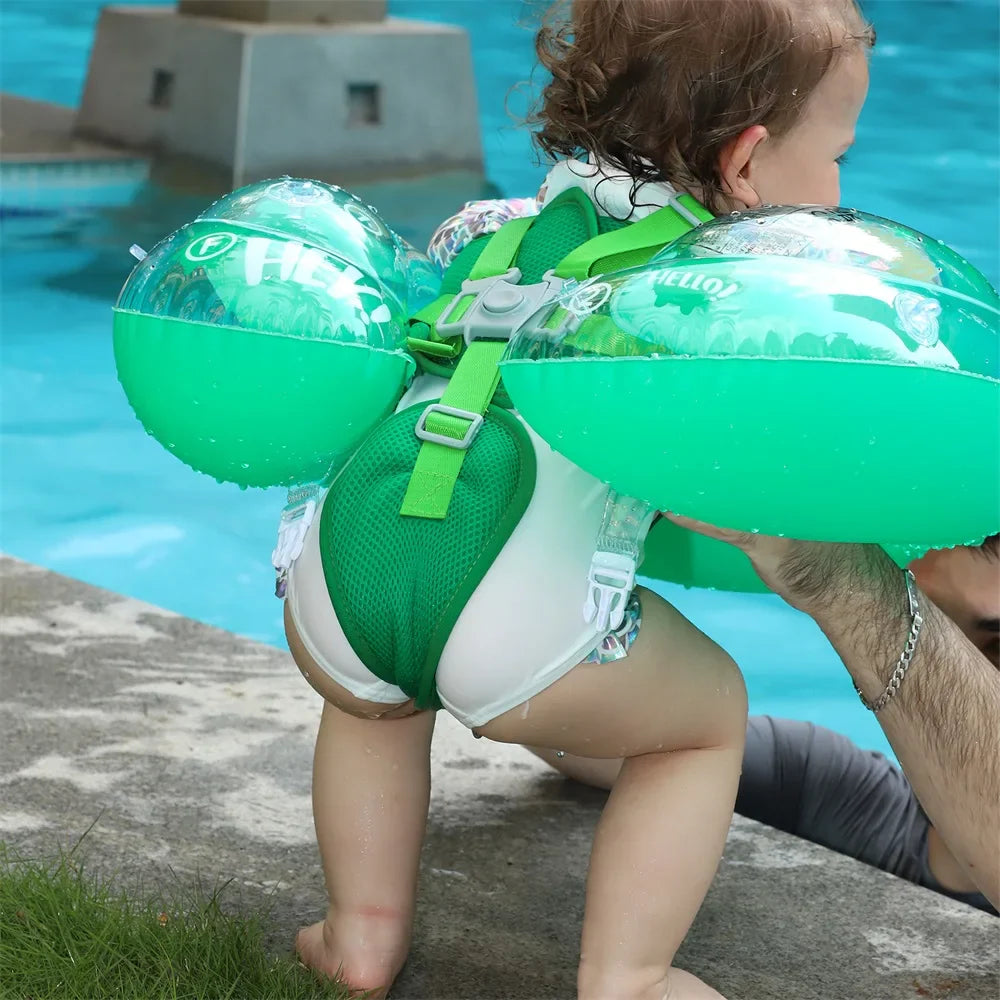 Baby swimming ring AquaBear | Safe swimming fun for babies | For 6–36 months | Environmentally friendly PVC