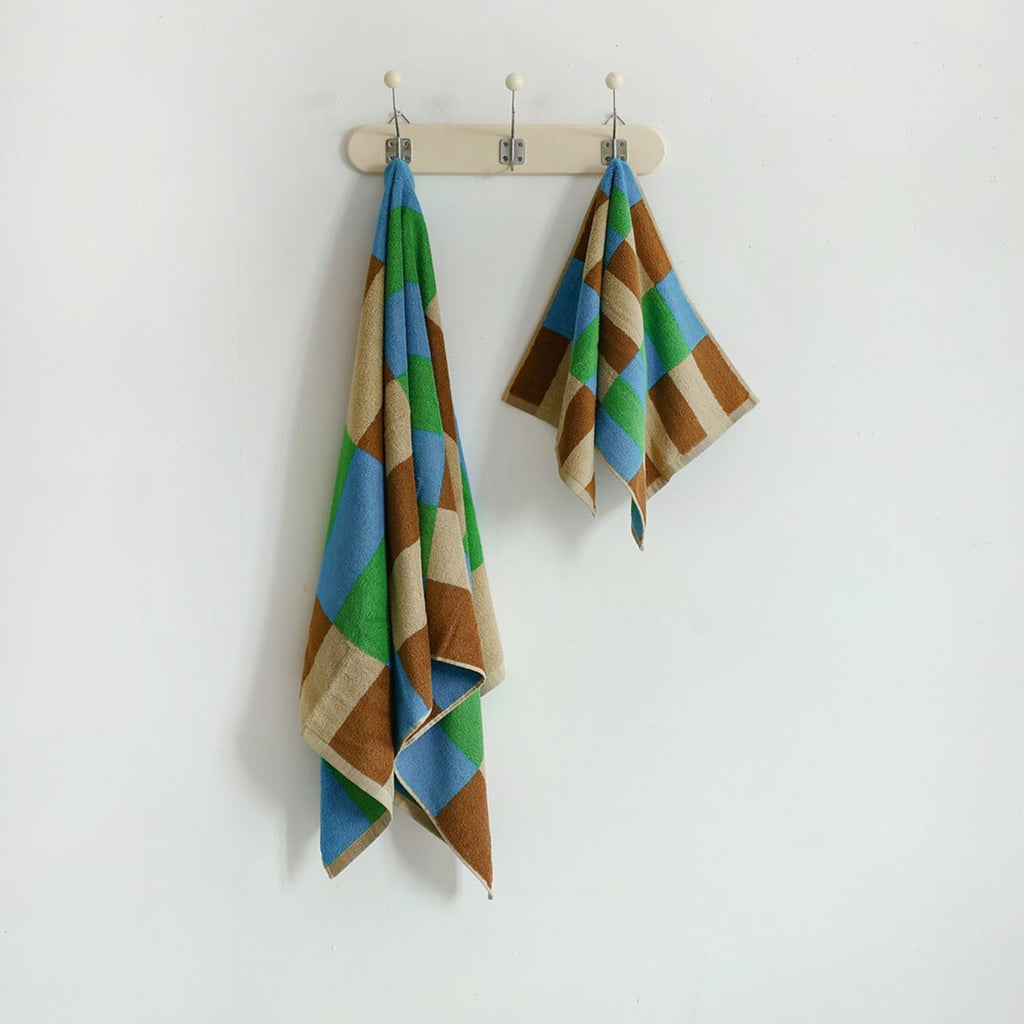 Colour Block Towels - Small Tile